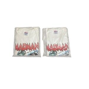 Vtg Madman Comic Allred Graphic T Shirt White Large 1995 Hanes Graphitti NEW DS